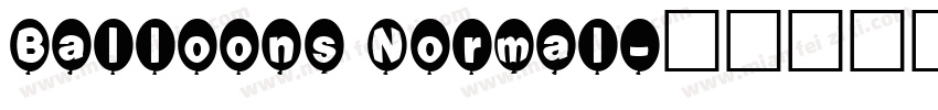Balloons Normal字体转换